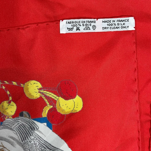 HERMES Carre 90 REAL ESCUELA ANDALUZA DEL ARTE ECUESTRE Scarf Stole Auth Women - Picture 11 of 12